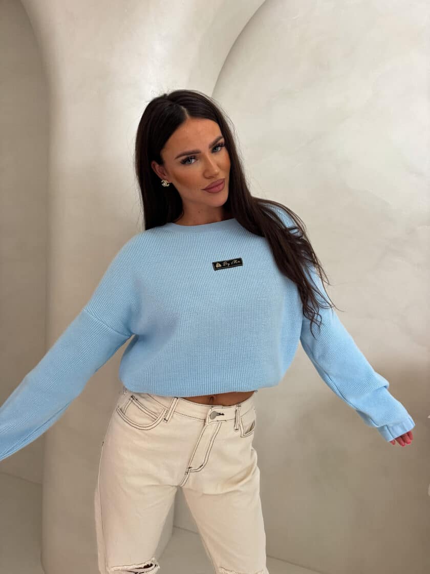 Sweter CANOA – niebieski - obrazek 5