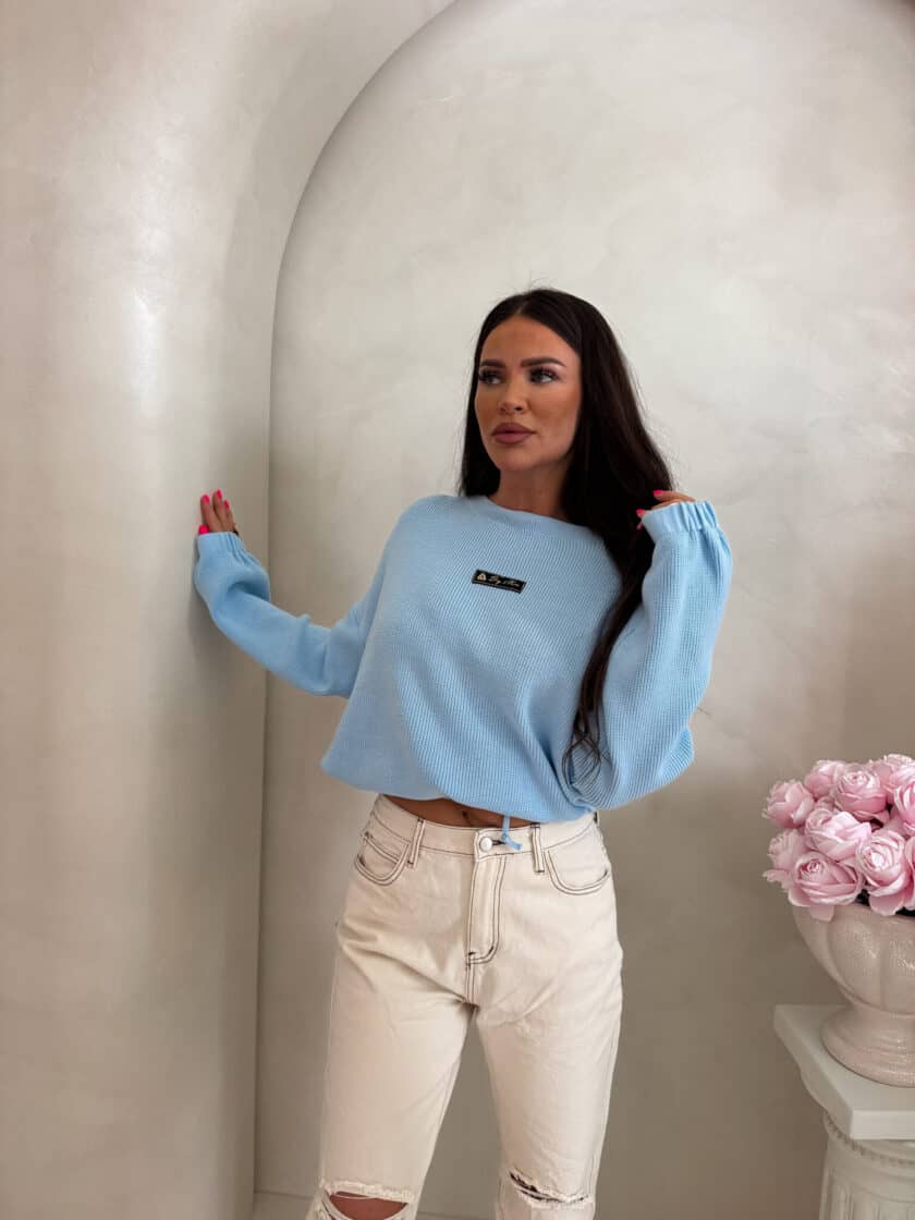 Sweter CANOA – niebieski - obrazek 3