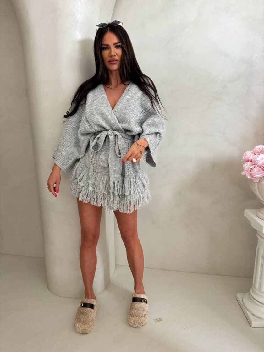 Kardigan ORIANA - szara - obrazek 8