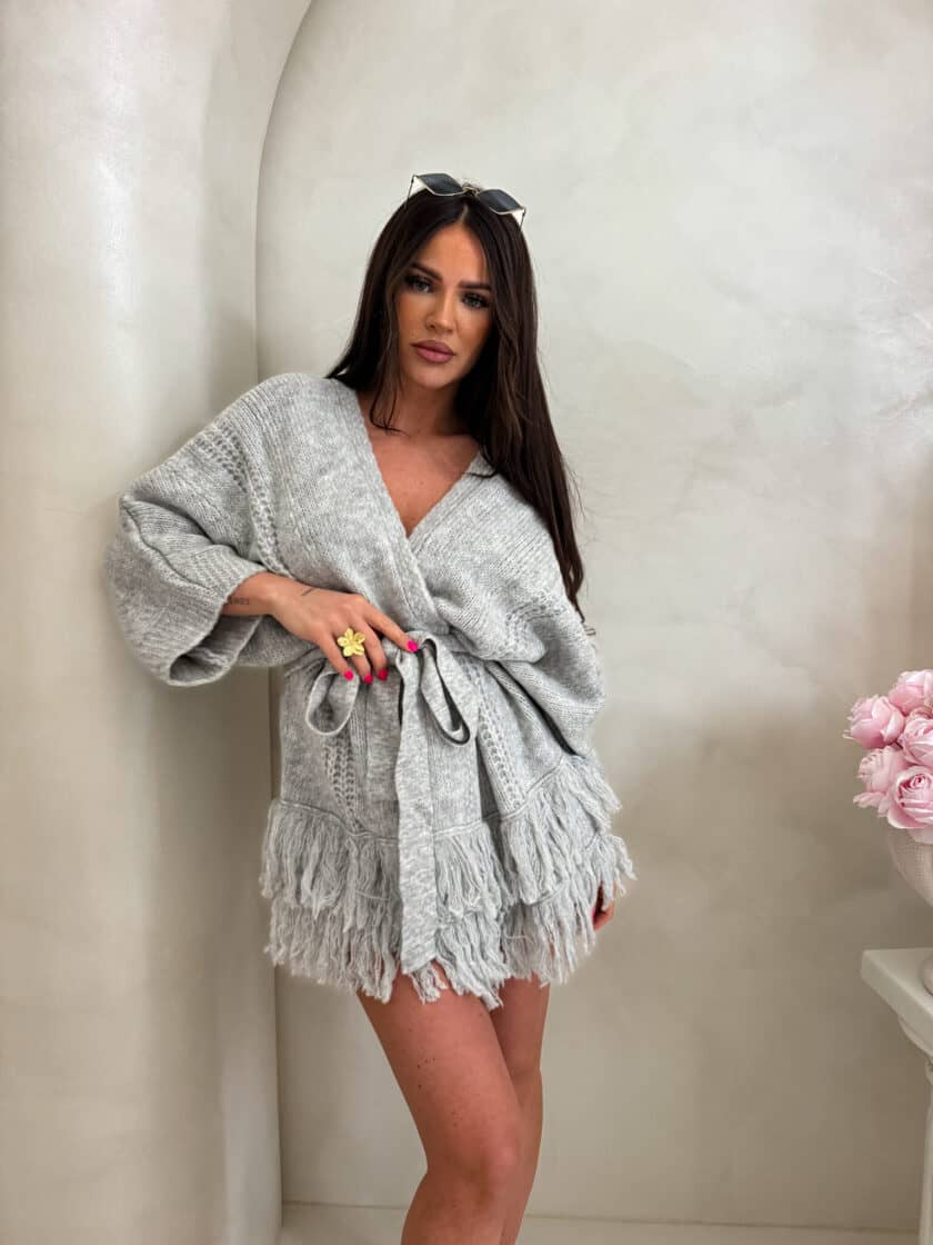 Kardigan ORIANA - szara - obrazek 2