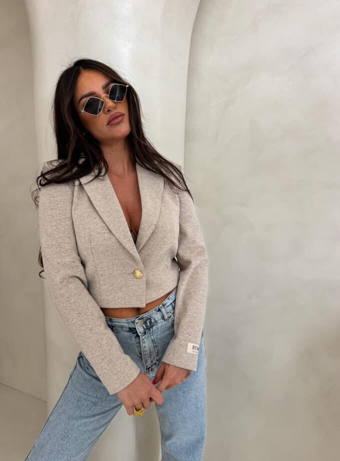 Marynarka SLIM melange - multi