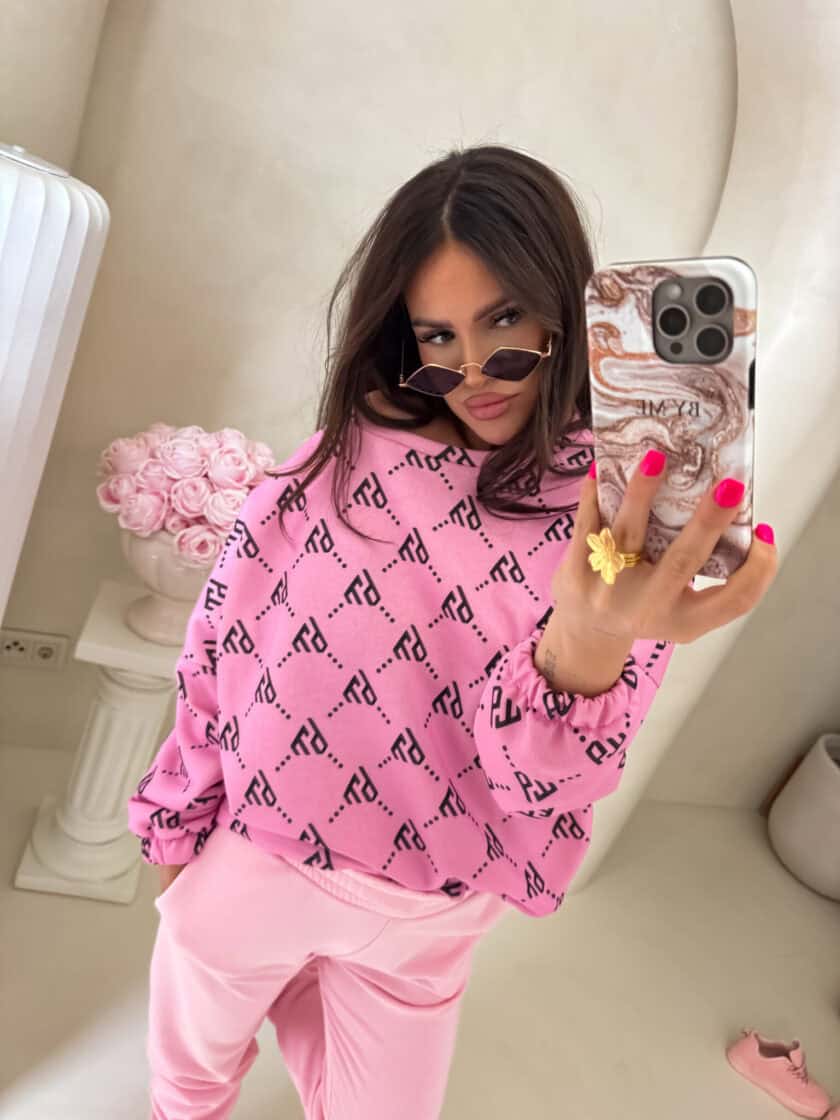 Bluza MOON - różowa - obrazek 2