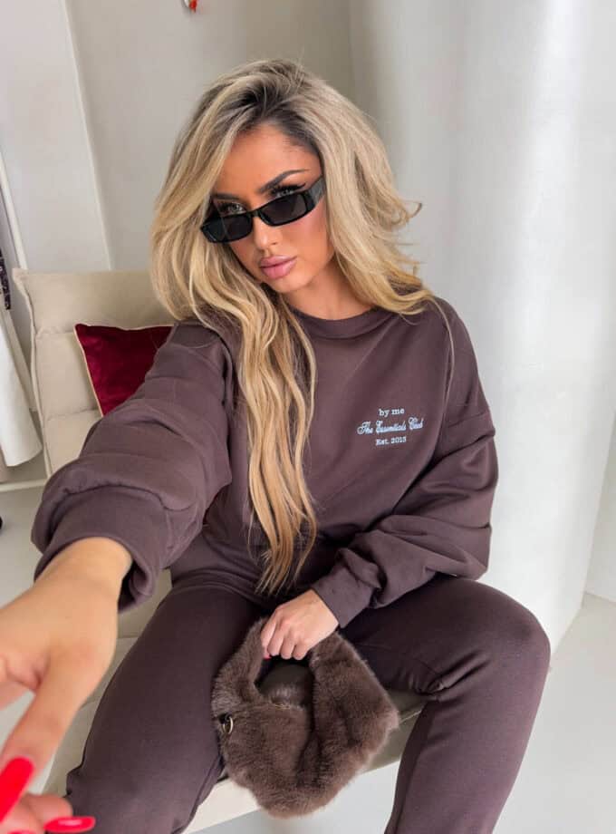 Bluza ESSENTIAL – czekoladowa