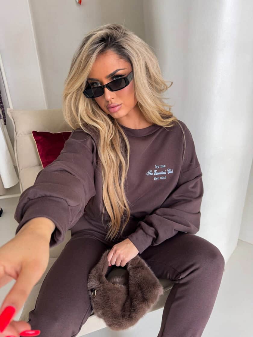 Bluza ESSENTIAL – czekoladowa