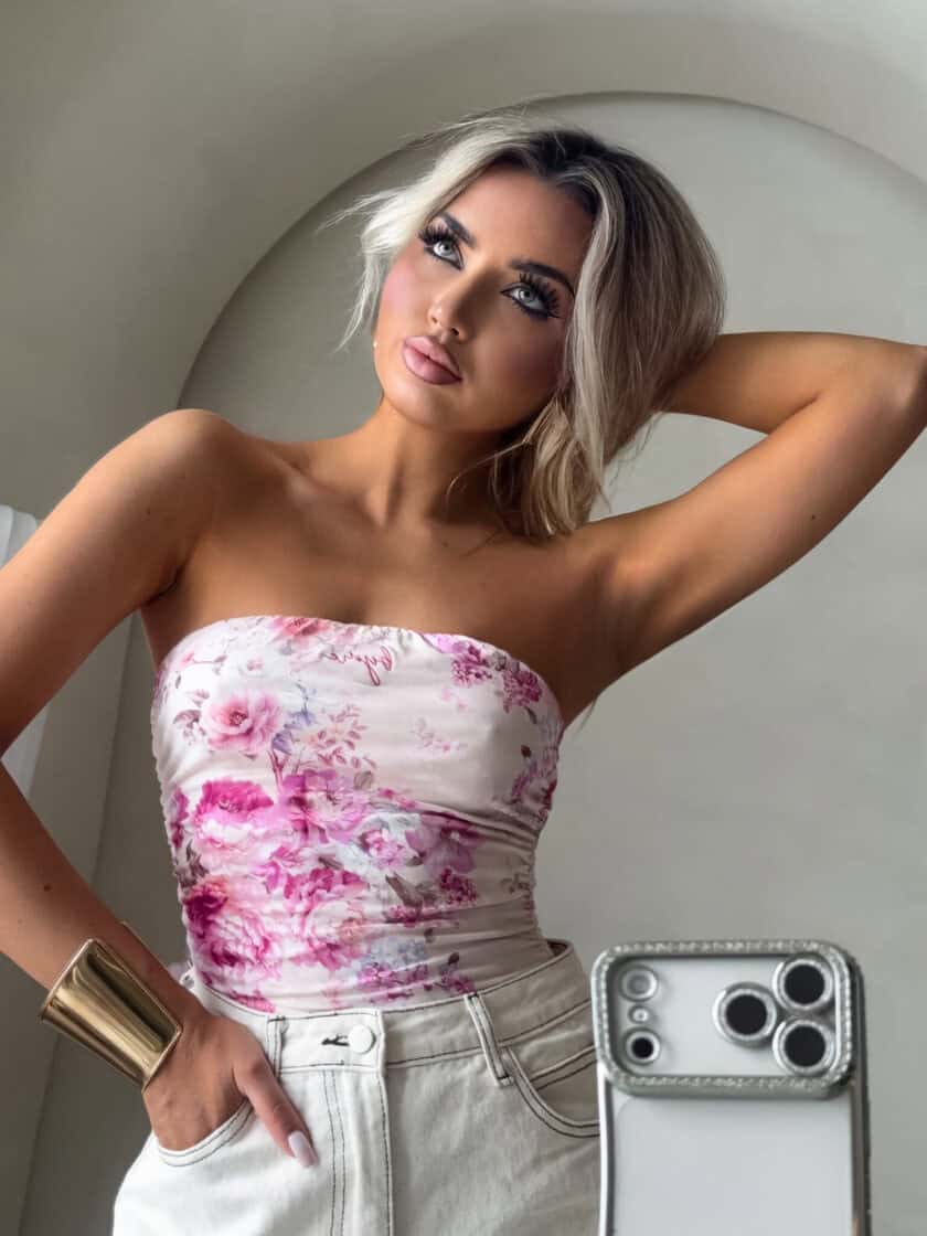 Top MAVEN piwonia - pudrowy róż - obrazek 2