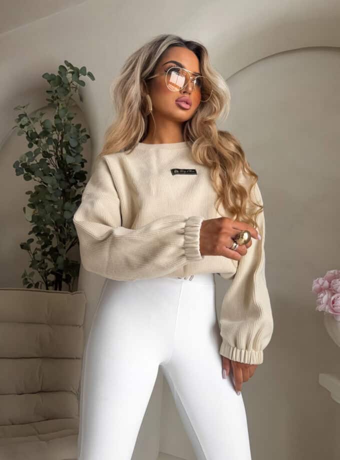 Sweter CANOA – jasny beż