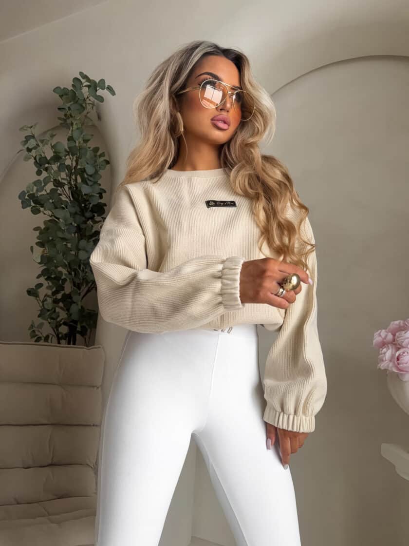 Sweter CANOA – jasny beż