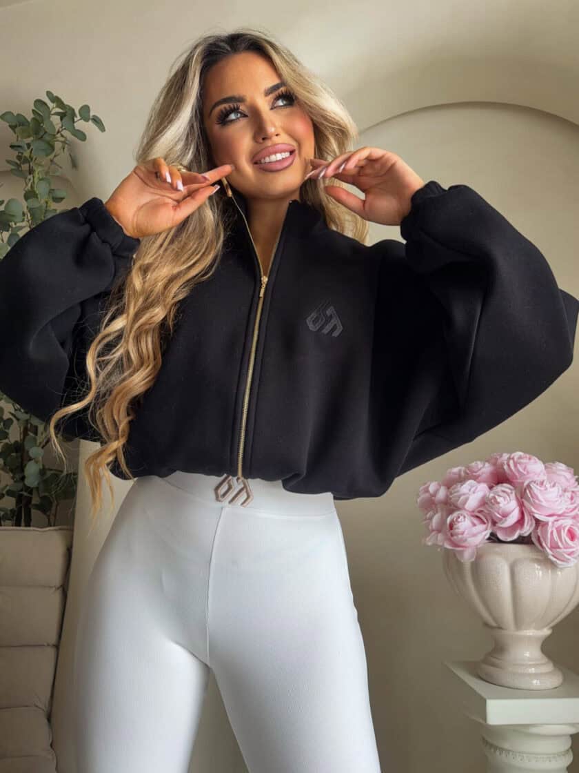 Bluza BESTIE - czarna - obrazek 3