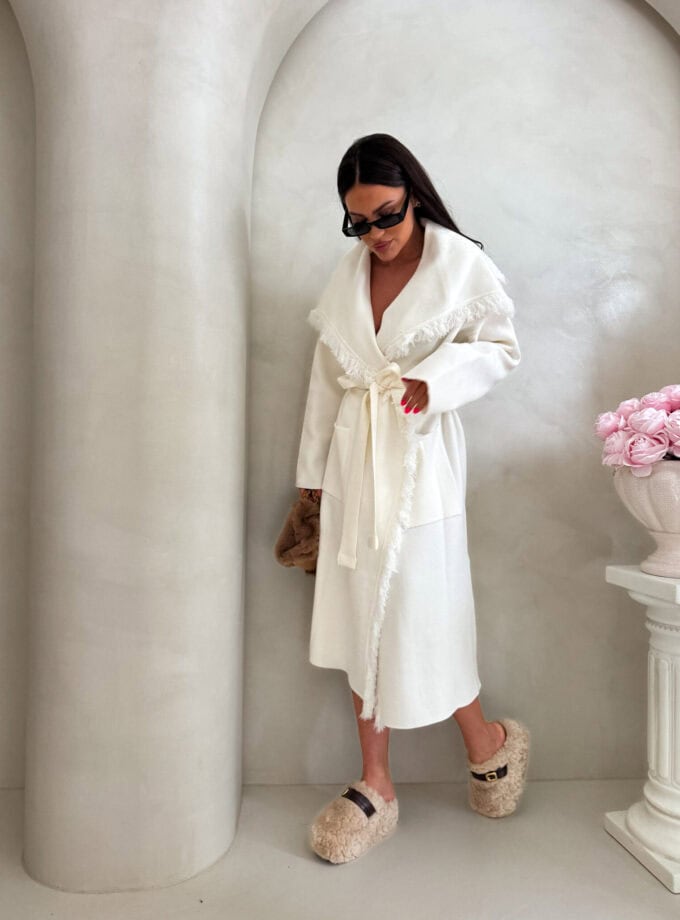 Płaszcz DIVA – ecru