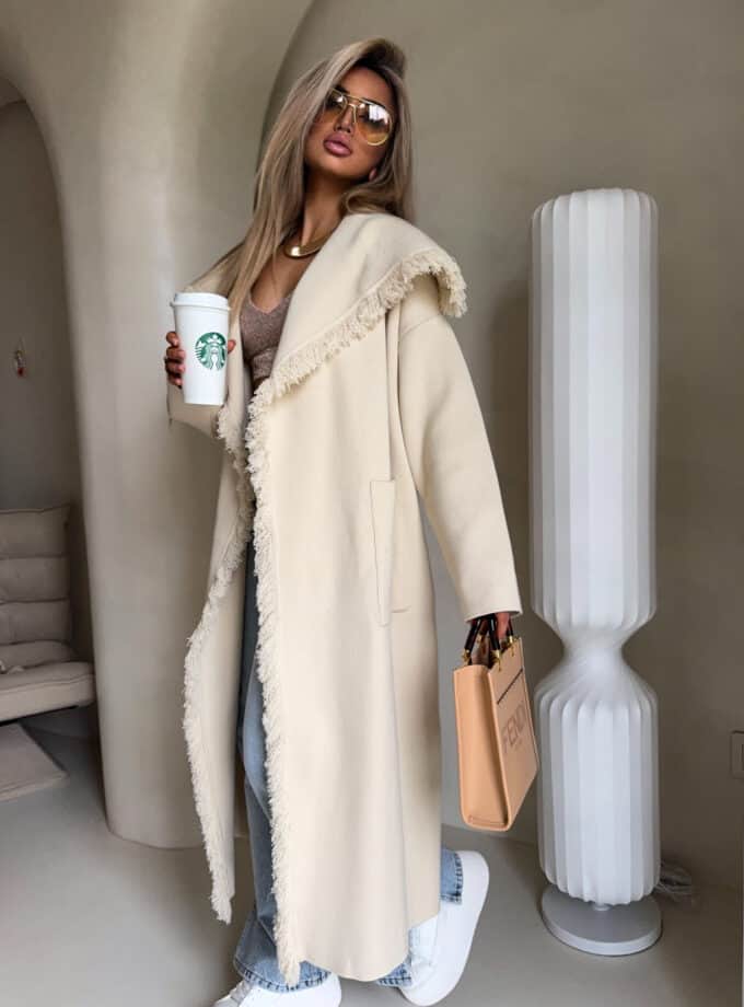 Płaszcz DIVA – jasny beż