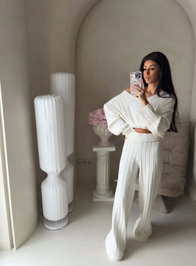 Komplet CANDICE – ecru