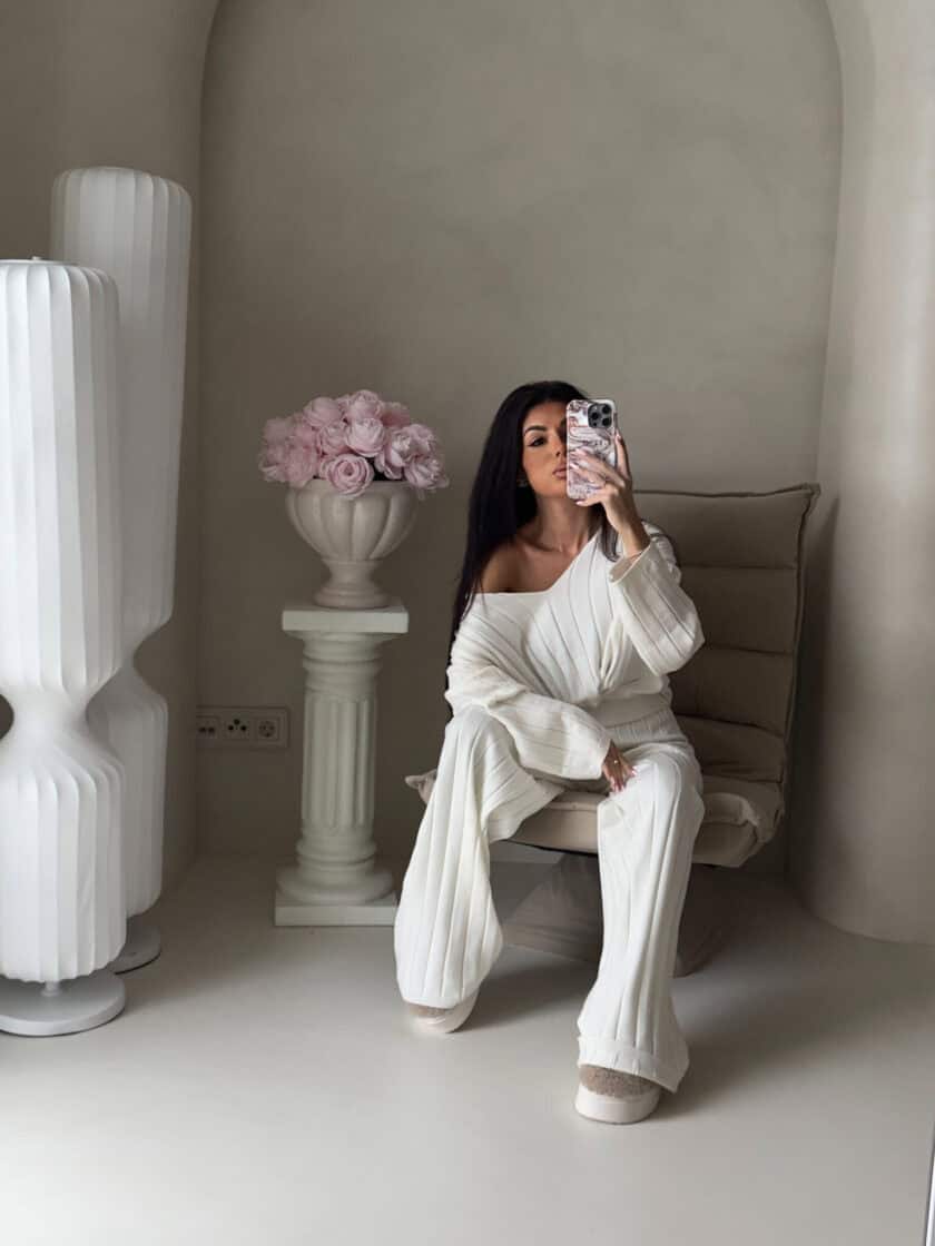 Komplet CANDICE – ecru - obrazek 5