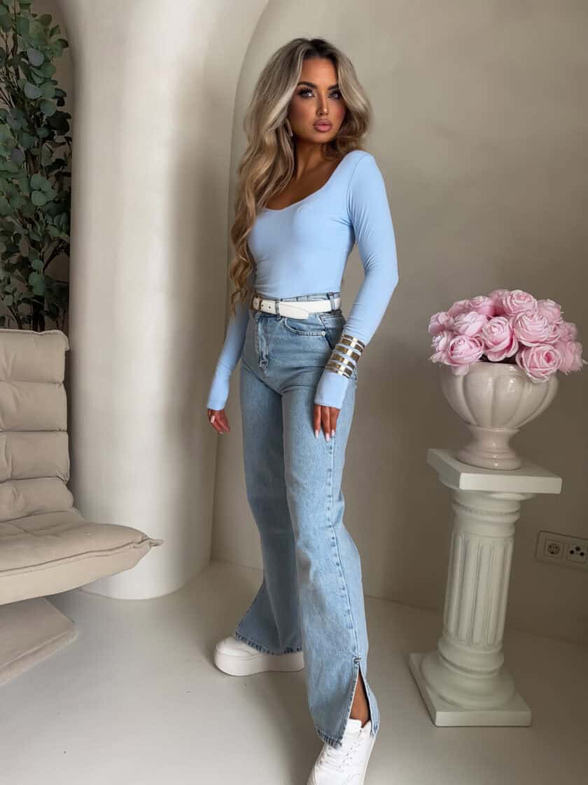 Bluzka ROSAS – baby blue - obrazek 3