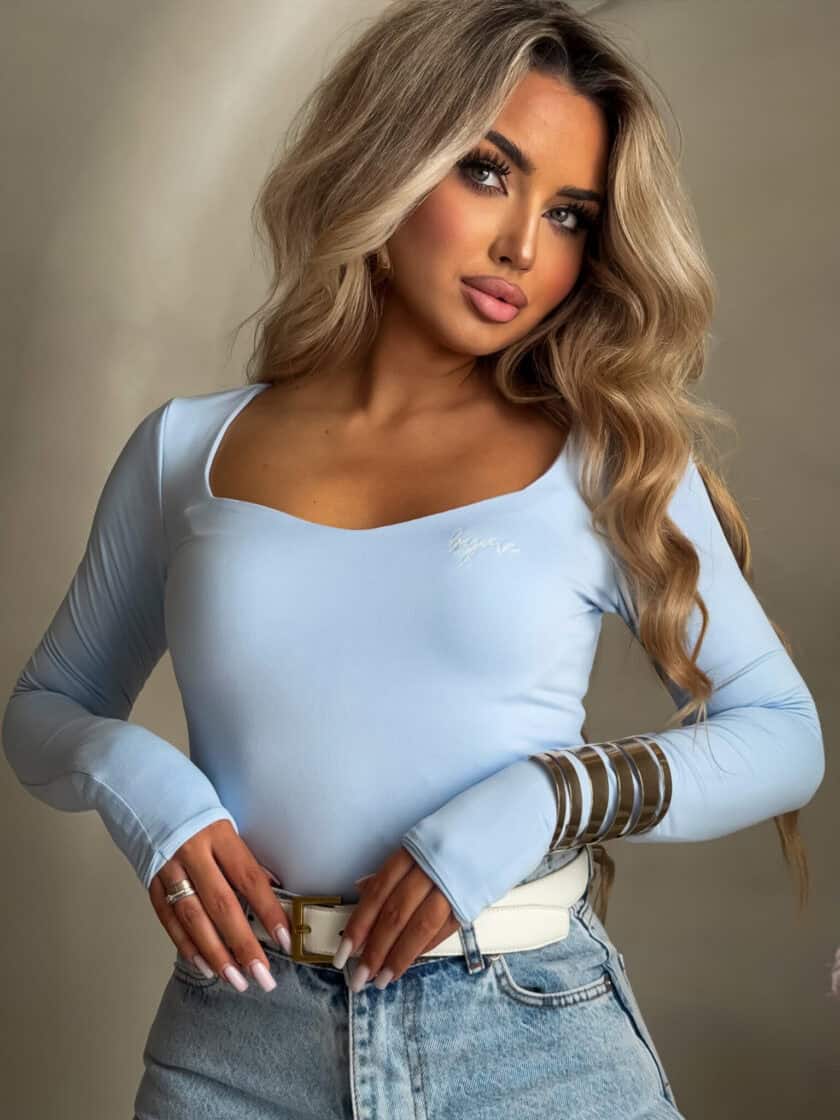 Bluzka ROSAS – baby blue - obrazek 2