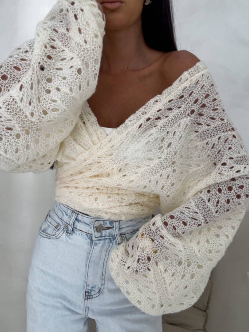 Kimono RICE - ecru - obrazek 6