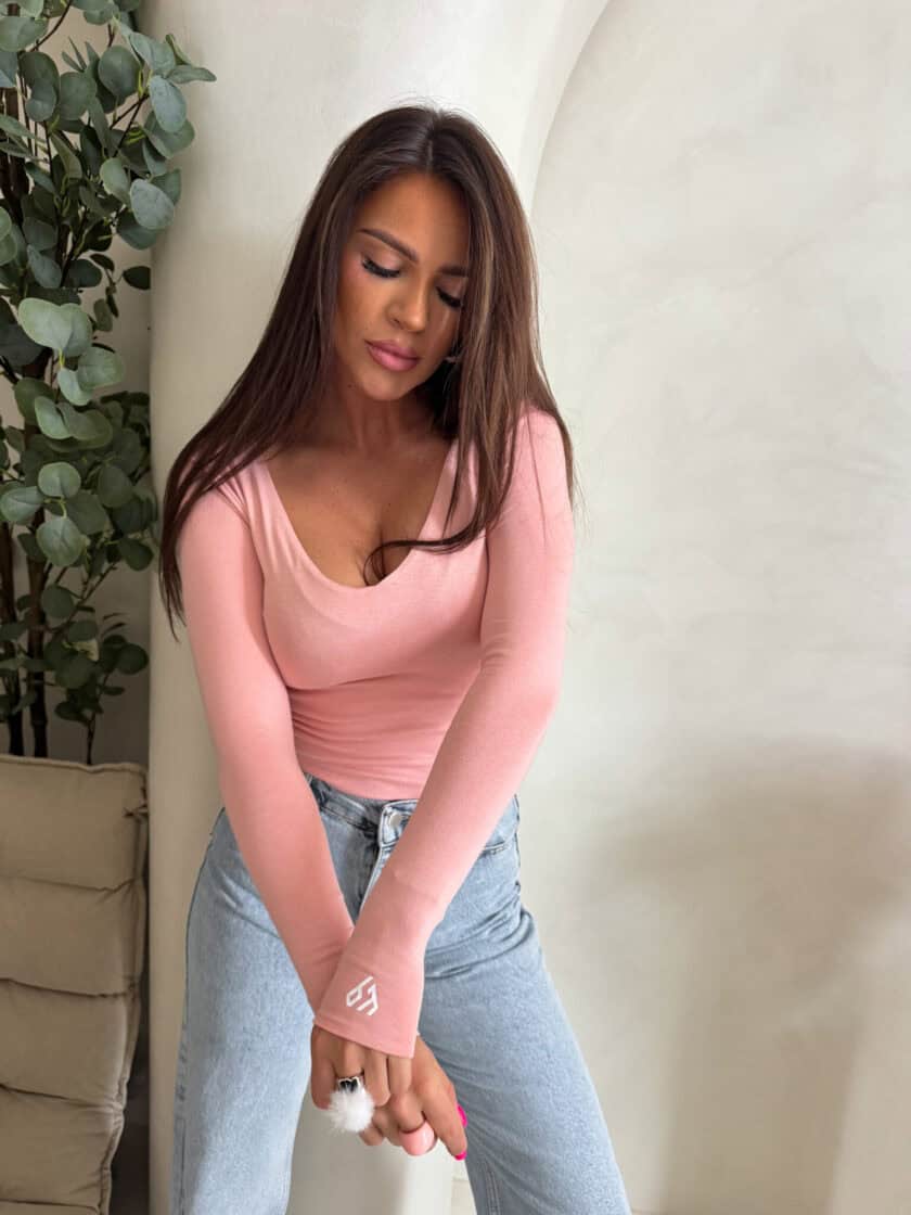 Bluzka VENEZIA - morela - obrazek 4