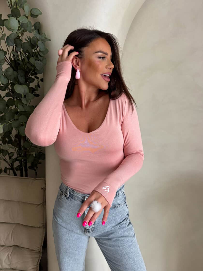 Bluzka VENEZIA - morela - obrazek 11