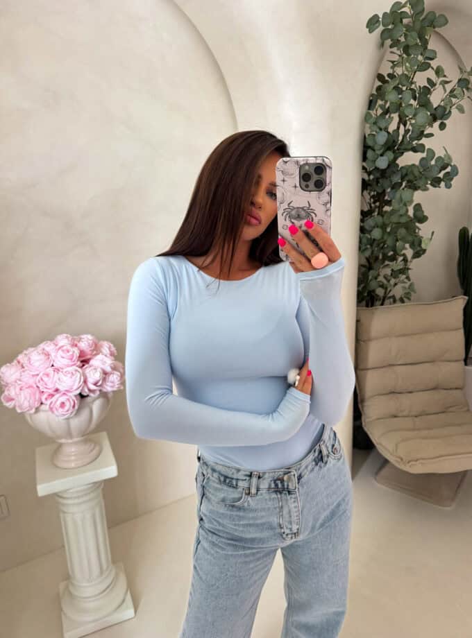 Bluzka LINDA - baby blue