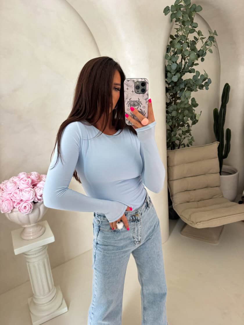 Bluzka LINDA - baby blue - obrazek 17