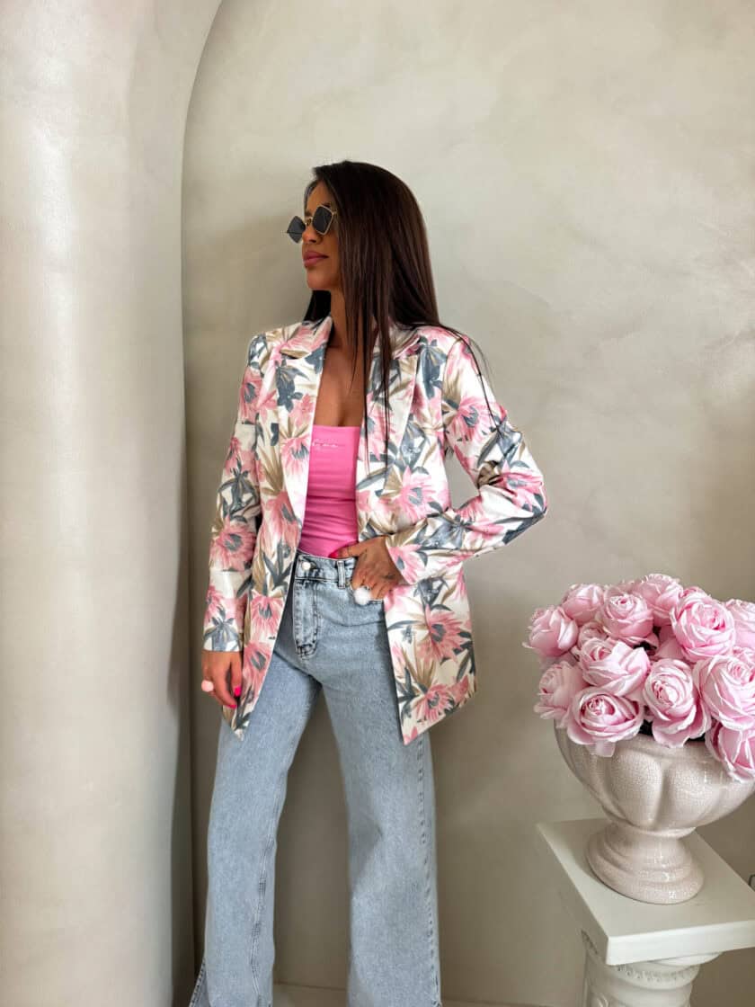 Marynarka LONG – strelitzia - obrazek 6