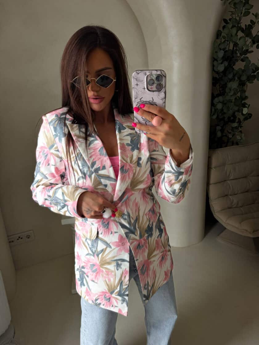 Marynarka LONG – strelitzia - obrazek 9