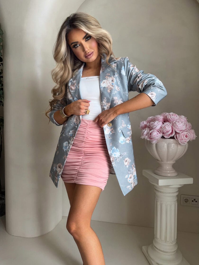 Marynarka LONG – grey - obrazek 3