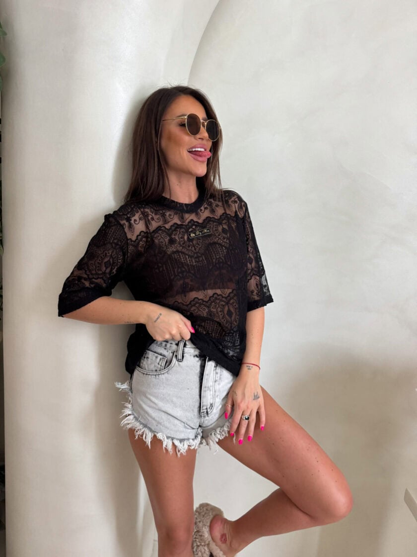 Bluzka PEROLA – czarna - obrazek 14