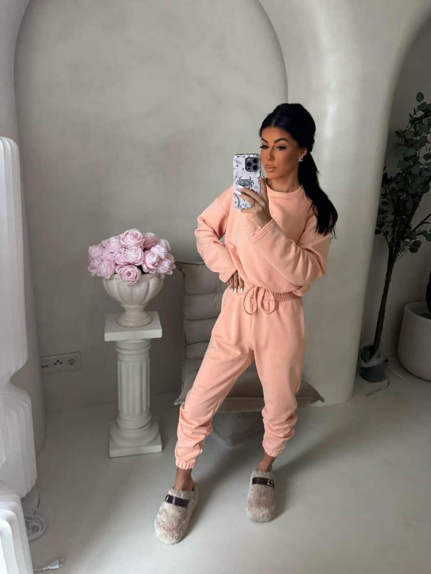 Komplet LOUIS - morela - obrazek 4