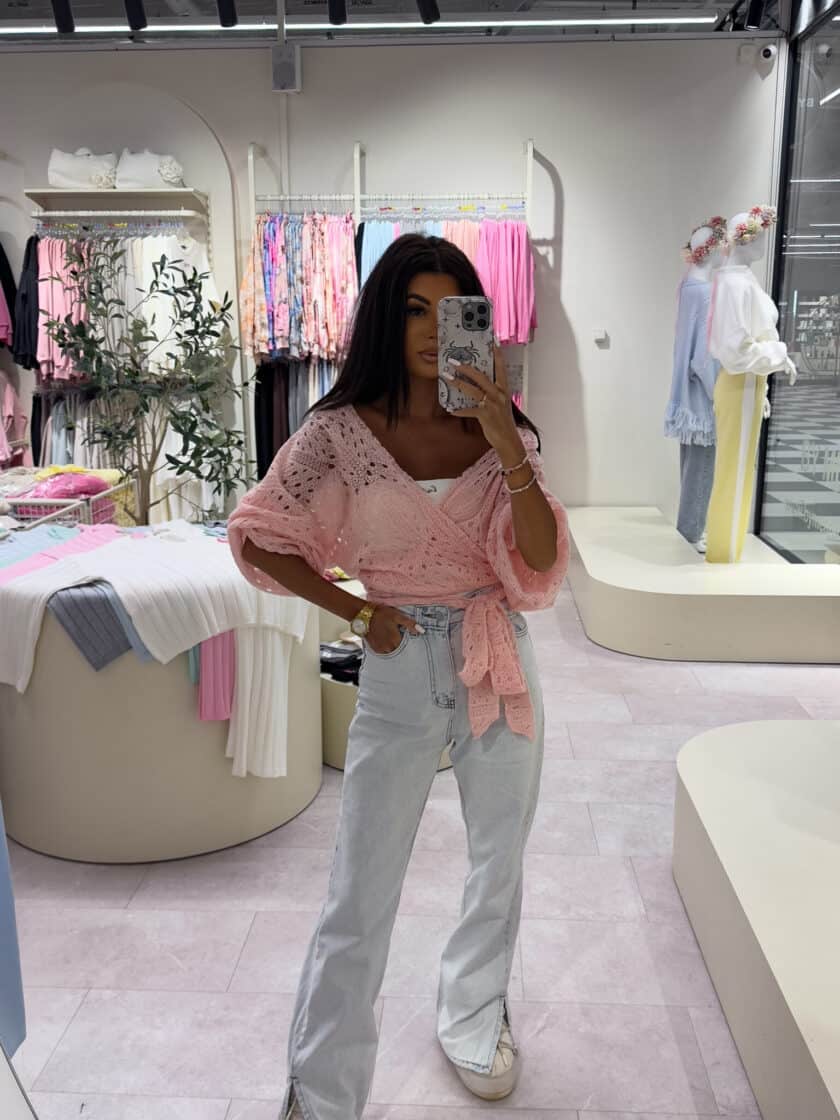 Kimono RICE - różowe - obrazek 10