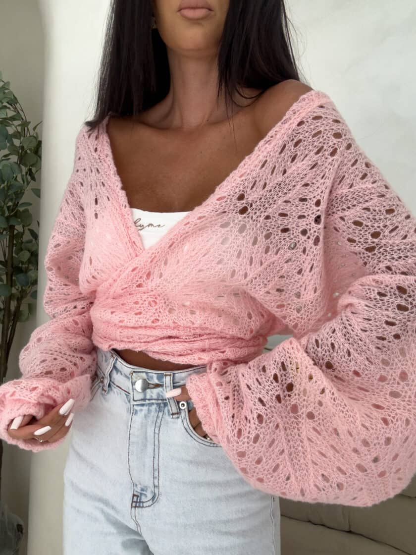 Kimono RICE - różowe - obrazek 19