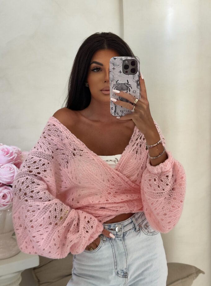 Kimono RICE - różowe