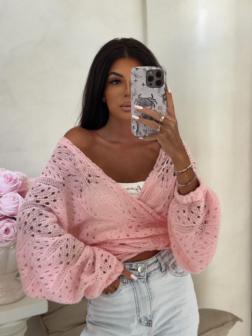 Kimono RICE - różowe