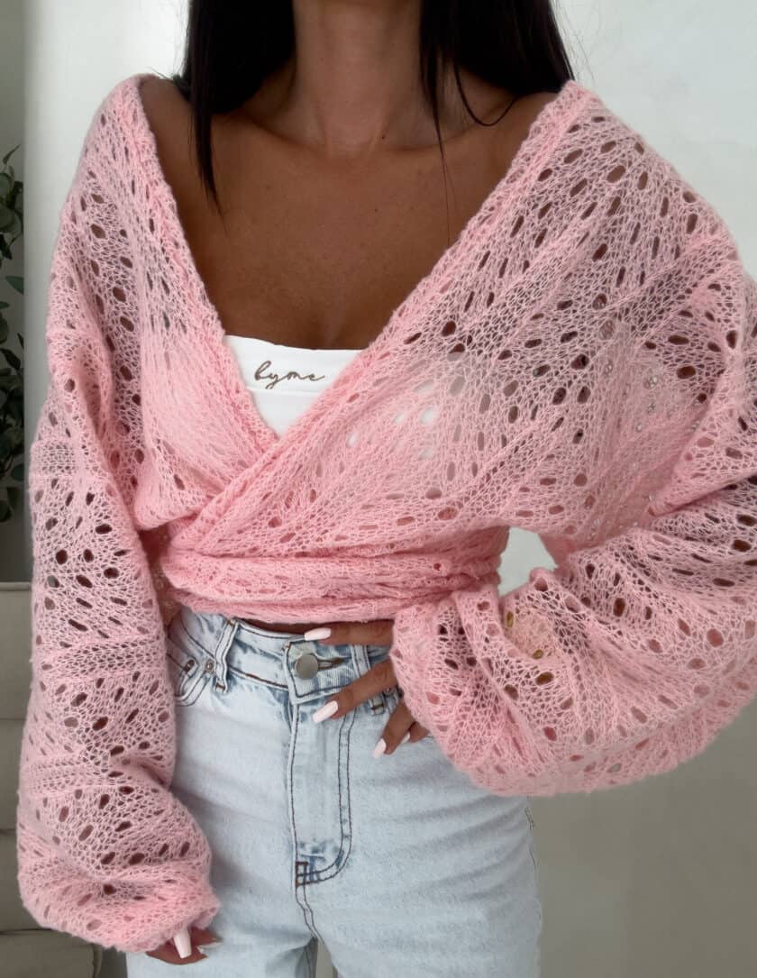 Kimono RICE - różowe - obrazek 22