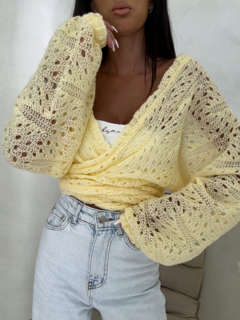 Kimono RICE - bananowe - obrazek 11