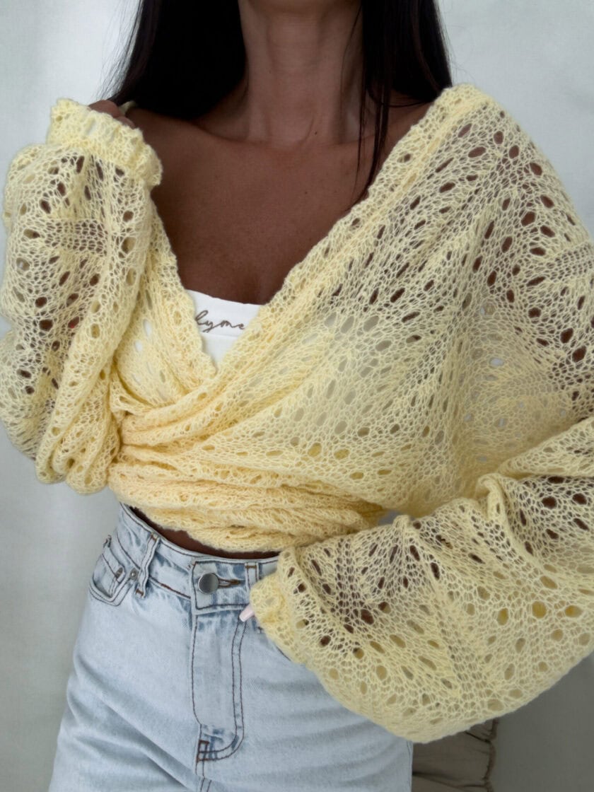 Kimono RICE - bananowe - obrazek 10