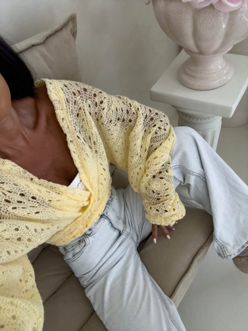 Kimono RICE - bananowe - obrazek 6