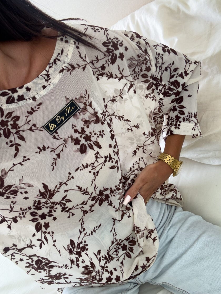 Bluzka MARMARIS print - twig - obrazek 3