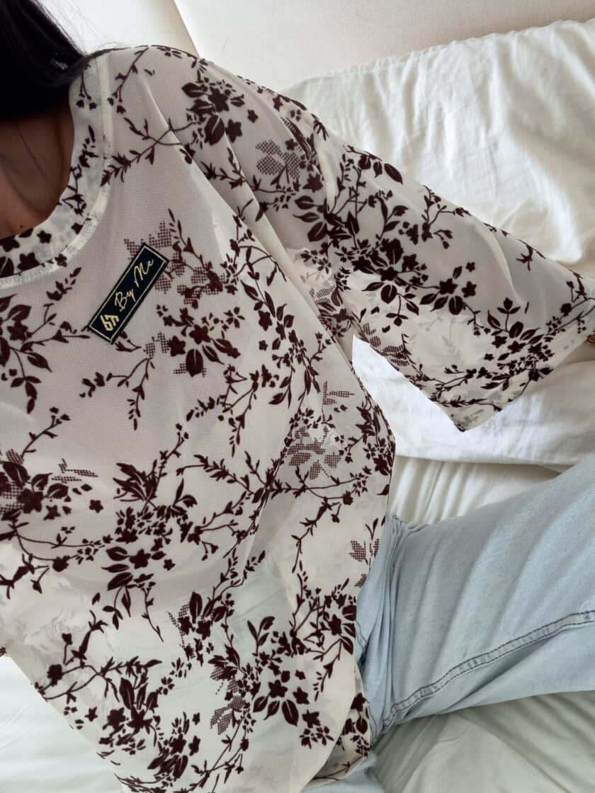 Bluzka MARMARIS print - twig - obrazek 4