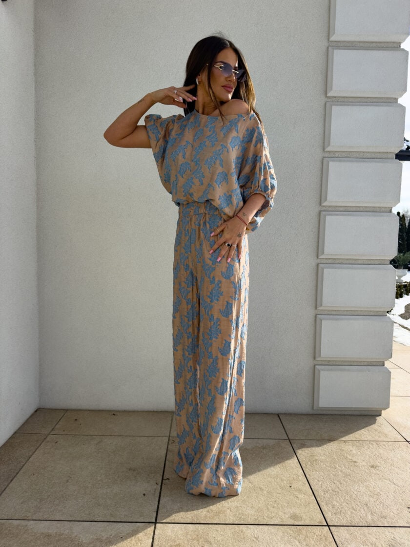 Komplet LUXE print ornament – blue - obrazek 6