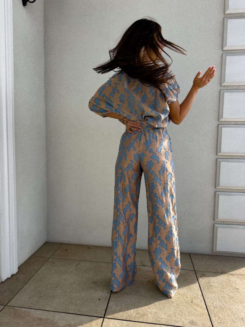 Komplet LUXE print ornament – blue - obrazek 5