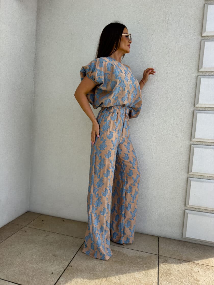 Komplet LUXE print ornament – blue - obrazek 3