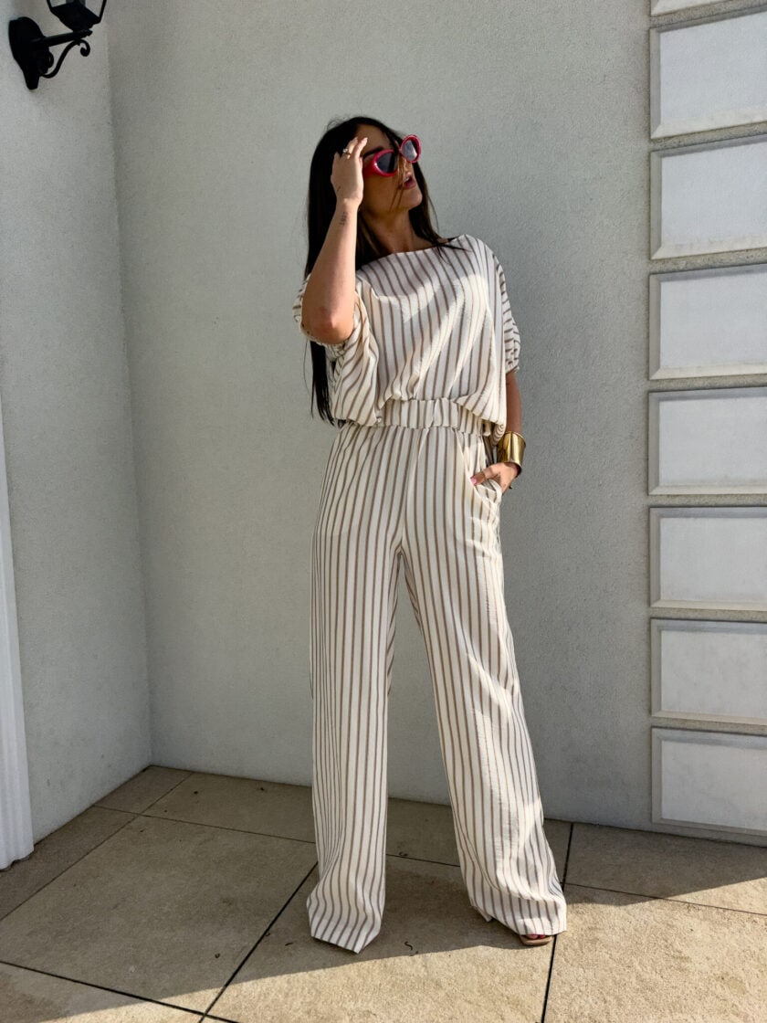 Komplet LUXE paski – beżowe - obrazek 4