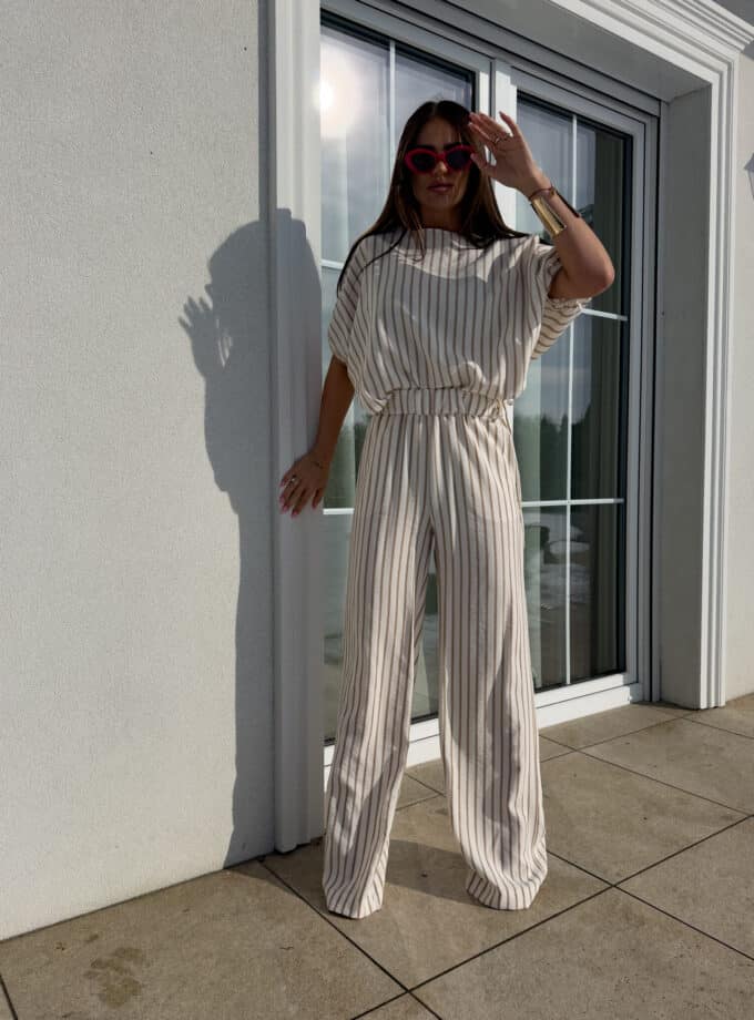 Komplet LUXE paski – beżowe