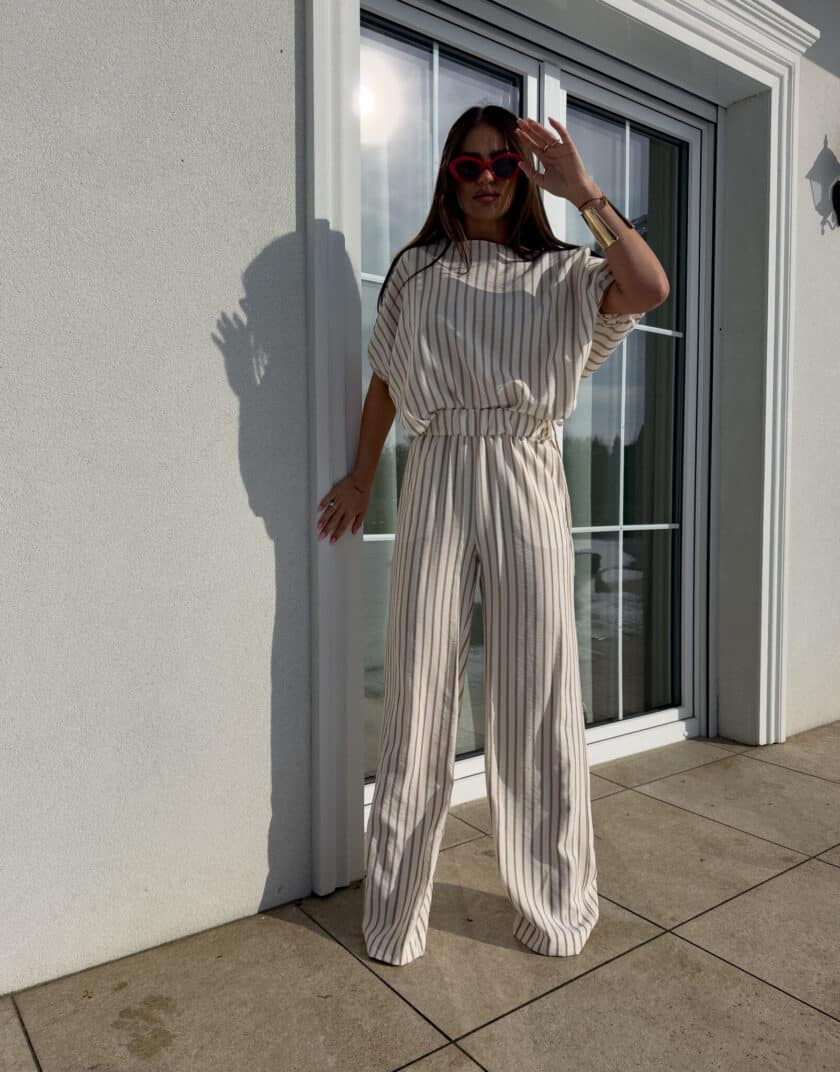 Komplet LUXE paski – beżowe