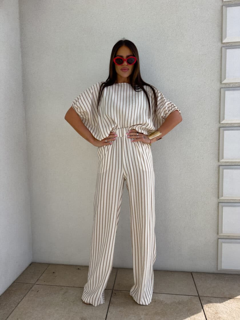 Komplet LUXE paski – beżowe - obrazek 7