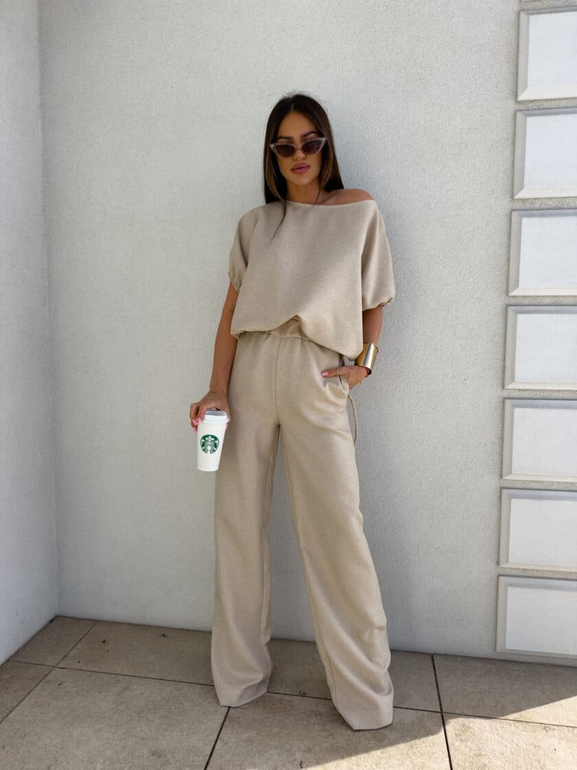 Komplet LUXE – beżowy - obrazek 10