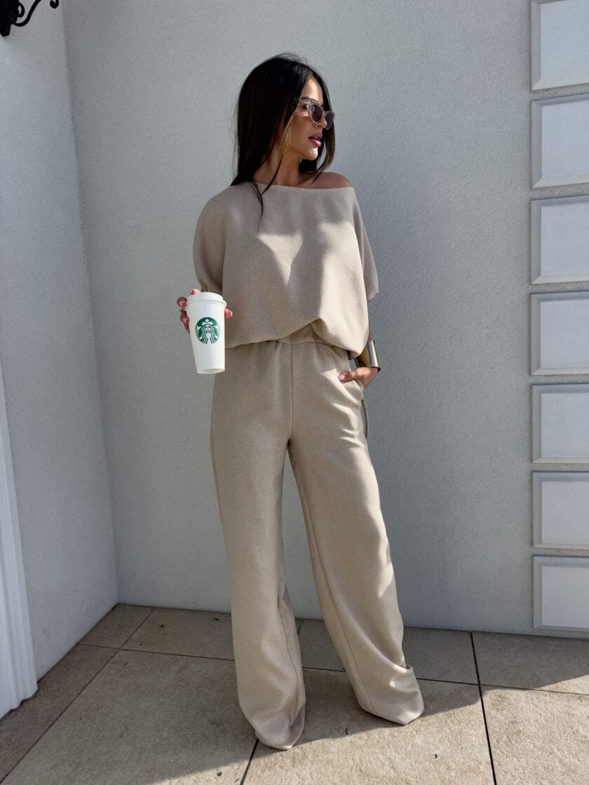 Komplet LUXE – beżowy - obrazek 7