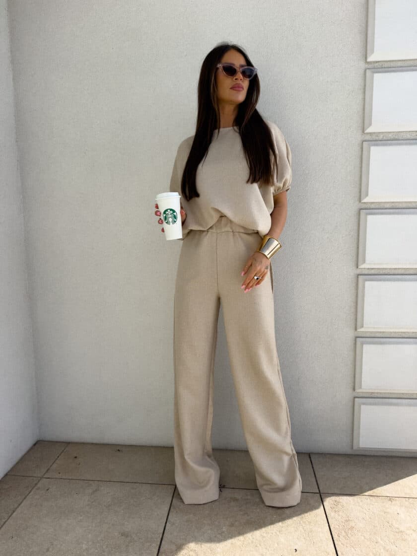 Komplet LUXE – beżowy - obrazek 8