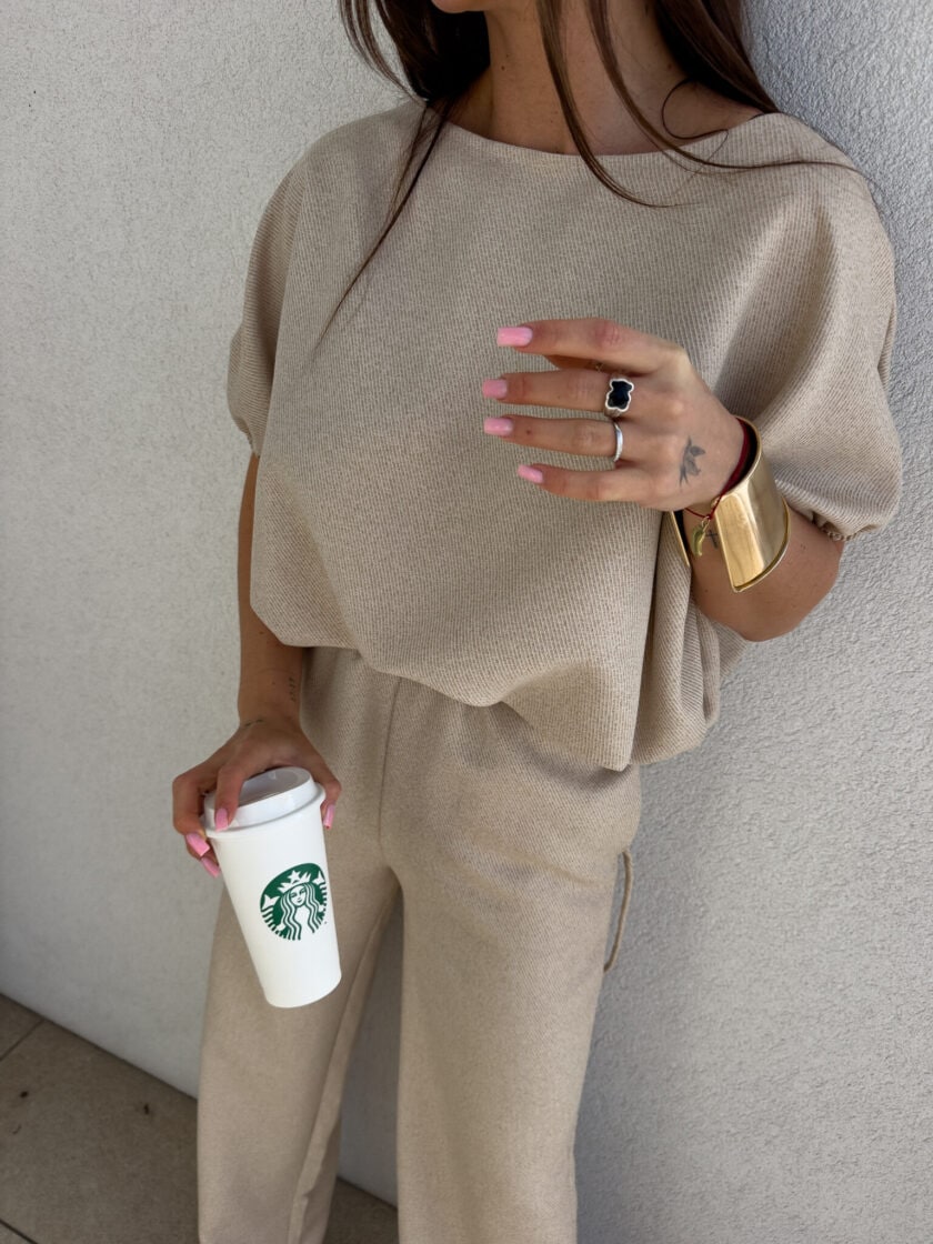 Komplet LUXE – beżowy - obrazek 13