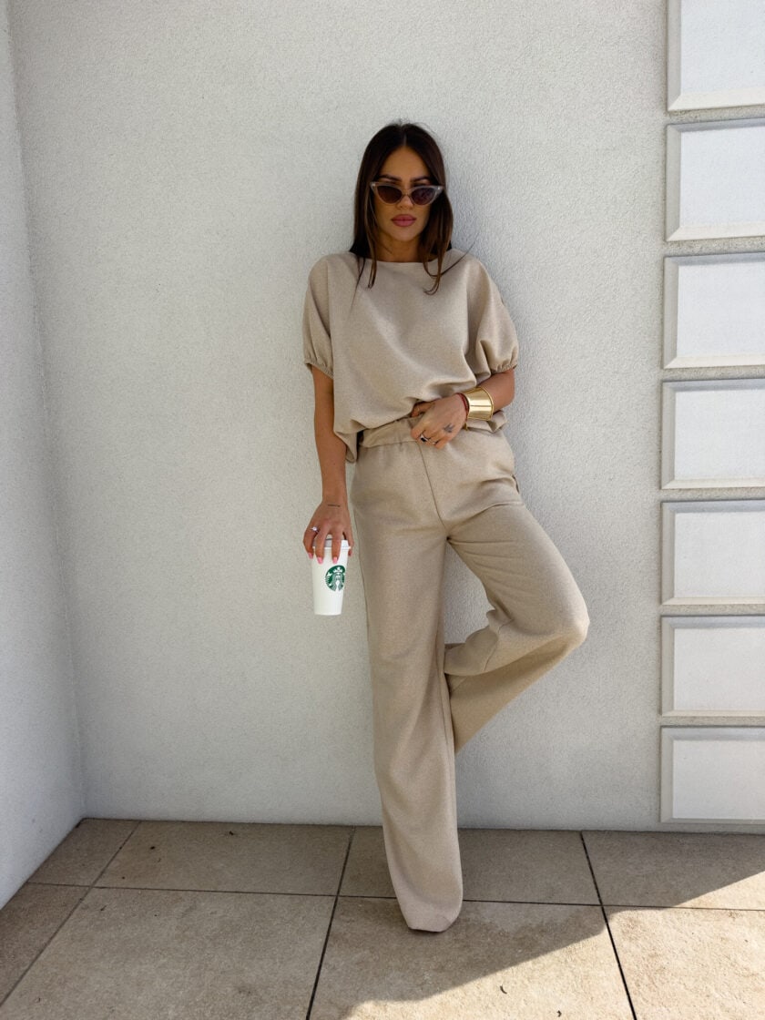 Komplet LUXE – beżowy - obrazek 6